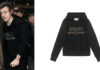 STYLE : Harry Styles in Paris wearing a Gucci black hoodie