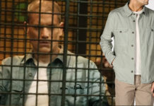 PRISON BREAK : Michael Scofield in Save Khaki shirt in s5ep1