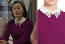 13 REASONS WHY : Courtney with a purple dress in s1ep5