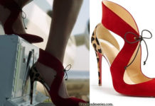 DYNASTY : Fallon Carrington with red Louboutin in S1ep1