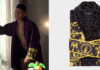 EMPIRE : Hakeem in Versace bathrobe and boxer briefs in s3ep15