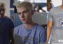 13 REASONS WHY : Liberty athletics t-shirts for Alex Standall in S1ep3