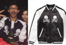 STYLE : Louis Tomlinson with a Bathing Ape x Mastermind Japan Souvenir Jacket