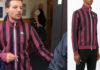 STYLE : Louis Tomlinson with a Kappa red stripe zipped jacket