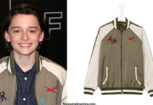 STYLE : Noah Schnapp in Stella Mc Cartney bomber jacket