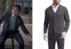 RIVERDALE : Gray silk cotton cashmere cardigan for Archie in S1ep01