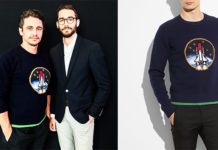 STYLE : James Franco with a Coach rocket print sweater