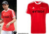 STYLE : Louis Tomlinson in a Gosha Rubchinskiy x Adidas Football T-shirt