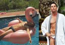 TREND : black Versace swimwear