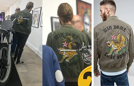 STREET LOOK : en veste Edwin à l’expo Steve McQueen