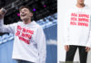 STYLE : Louis Tomlinson with a Raf Simons thank you print hoodie