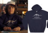 Stranger things : Brontosaurus print hoodie in s2ep01