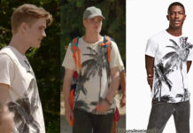 JOSÉPHINE, ANGE GARDIEN : Ben (Esteban Vial) avec un t-shirt palmiers