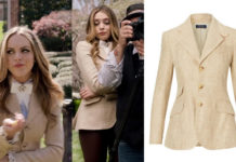DYNASTY : Hacking Blazer worn by Fallon Carrington in s1ep01