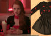 RIVERDALE : Cheryl with a cherries print cardigan in S2ep03