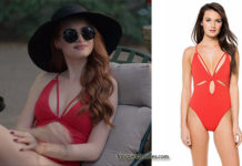RIVERDALE : Cheryl in a sexy one piece swimsuit in s2ep6