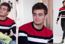 DEMAIN NOUS APPARTIENT : Maxime a très joli pull color block dans l’épisode 119