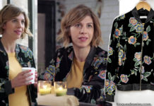 DEMAIN NOUS APPARTIENT : le bomber fleuri de Sandrine dans l’épisode 118