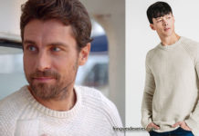 DEMAIN NOUS APPARTIENT : un pull blanc pour Thomas Delcourt dans l’épisode 103