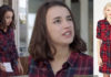 DEMAIN NOUS APPARTIENT : la robe chemise à carreaux de Célia dans l’épisode 129