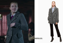 RIVERDALE : Betty wearing her grey coat in s2ep14