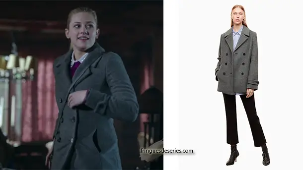 RIVERDALE : Betty wearing her grey coat in s2ep14