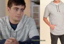 DEMAIN NOUS APPARTIENT : le t-shirt à capuche gris de Maxime dans l’&épisode 175