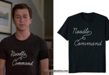 SANTA CLARA DIET : « Noodle command » print shirt in s2ep1