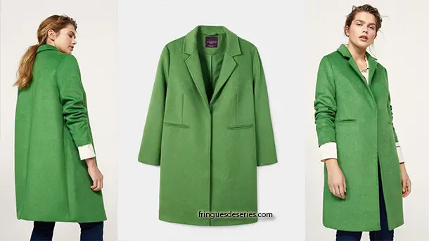 DEMAIN NOUS APPARTIENT : le manteau vert de Christelle Moreno dans l’épisode 200