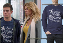 DEMAIN NOUS APPARTIENT : le sweatshirt sur la plage abandonnée de Maxime dans l’épisode 189