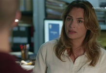 UN SI GRAND SOLEIL : un chemisier blanc une poche comme Claire