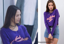 LE JARDIN DES MÉTÉORES : le pull « girls supporting girls » de Xin Hui dans l’épisode 6