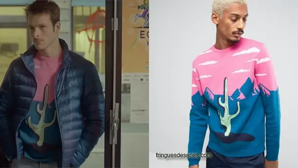 LES ENGAGÉS : le pull « cactus » de Thibaut dans l’épisode 4
