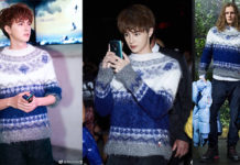 MILAN FASHION WEEK : Darren Chen attends the Moncler S/S19 runway show