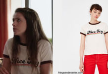 Un si grand soleil : le t-shirt « Nice Try » de Léa dans l’épisode 7