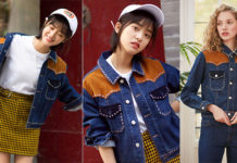 STYLE : un blouson en jean comme Shen Yue pour l’automne
