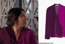 DEMAIN NOUS APPARTIENT : le chemisier fuchsia de Soraya dans l’épisode 311