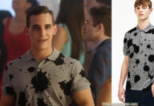 ÉLITE : le polo tacheté de Christian dans l’épisode 8