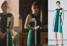 RIVERDALE : Dark green dress for Mrs. Andrews in s3ep01