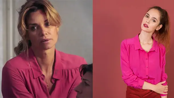 DEMAIN NOUS APPARTIENT : le chemisier rose de Chloé dans les épisodes 327 et 328