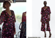 DEMAIN NOUS APPARTIENT : la combinaison à fleurs de Sandrine dans l’épisode 327