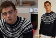 DEMAIN NOUS APPARTIENT : le pull jacquard de Maxime dans l’épisode 348