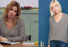 DEMAIN NOUS APPARTIENT : le pull gris à sequins de Chloé dans l’épisode 391