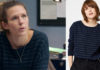 DEMAIN NOUS APPARTIENT : le pull bleu à fil lurex de Lucie dans l’épisode 401