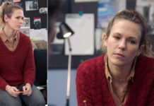 DEMAIN NOUS APPARTIENT : le pull rouge de Lucie dans l’épisode 397