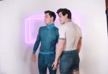 PEOPLE : les jumeaux DOLAN se se peignent sur le corps une tenue Louis Vuitton