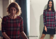 Demain nous appartient : le haut à carreaux de Sandrine dans l’épisode 432