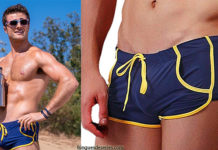 SEXY : tight swimming trunks for Beau Mirchoff in « Now Apocalypse »