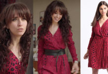 DEMAIN NOUS APPARTIENT : la robe léopard de Justine dans l’épisode 445