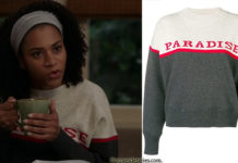 GREY’S ANATOMY : le pull « paradise » de Maggie dans l’épisode 15×21